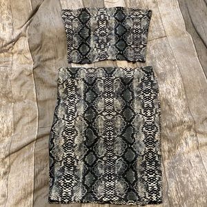 Snakeskin Pattern 2 Piece Set